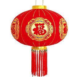 Китайский фонарь с кисточками Pro d-78 см, Просветление